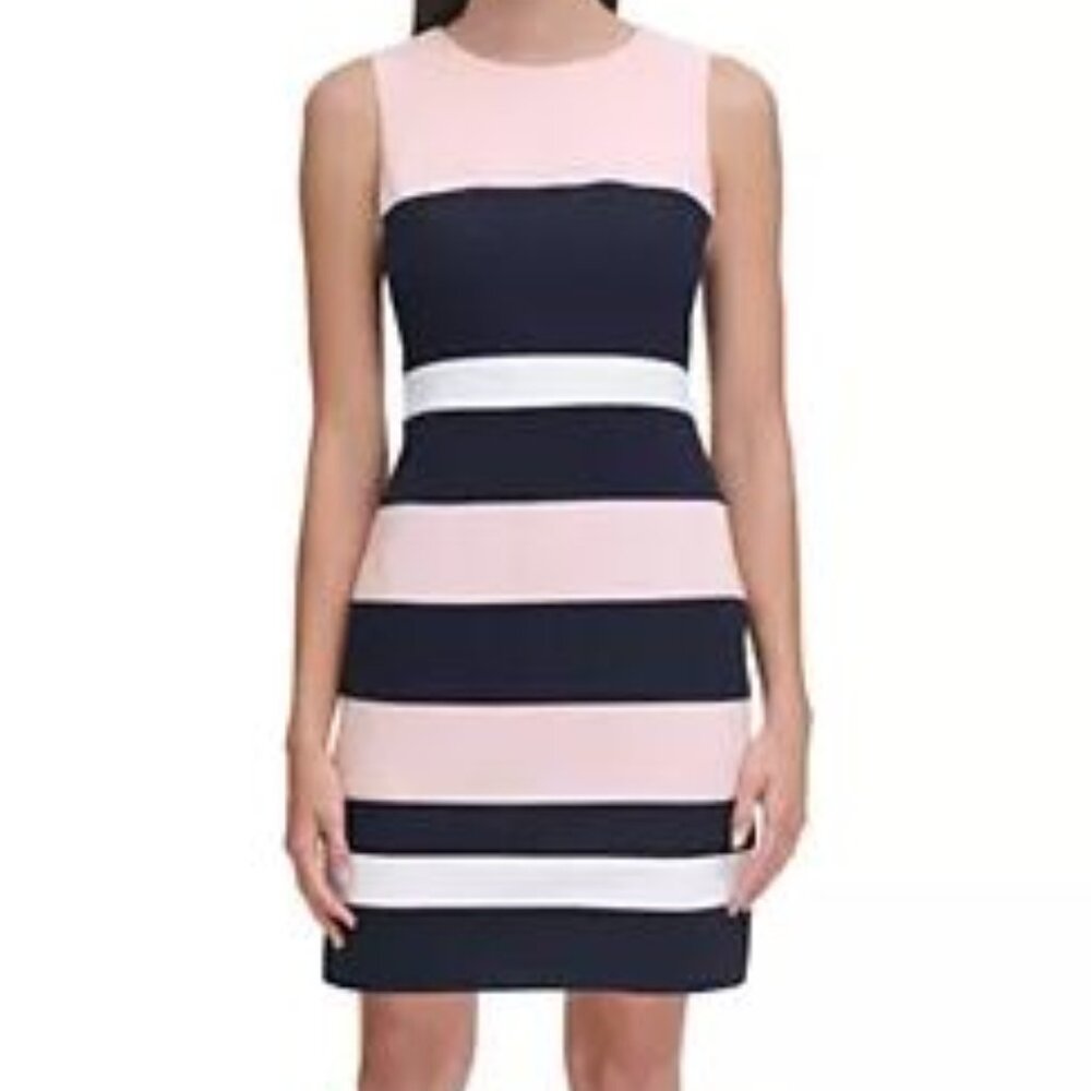 Tommy Hilfiger Colorblock Sheath Dress